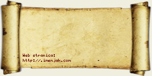 Danica Gmitrović vizit kartica